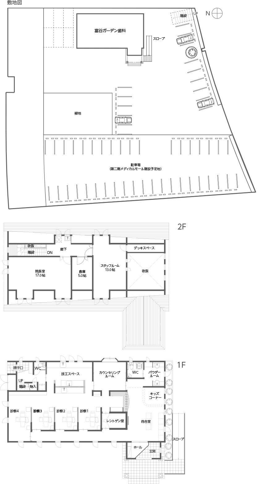 図）敷地図・間取り図