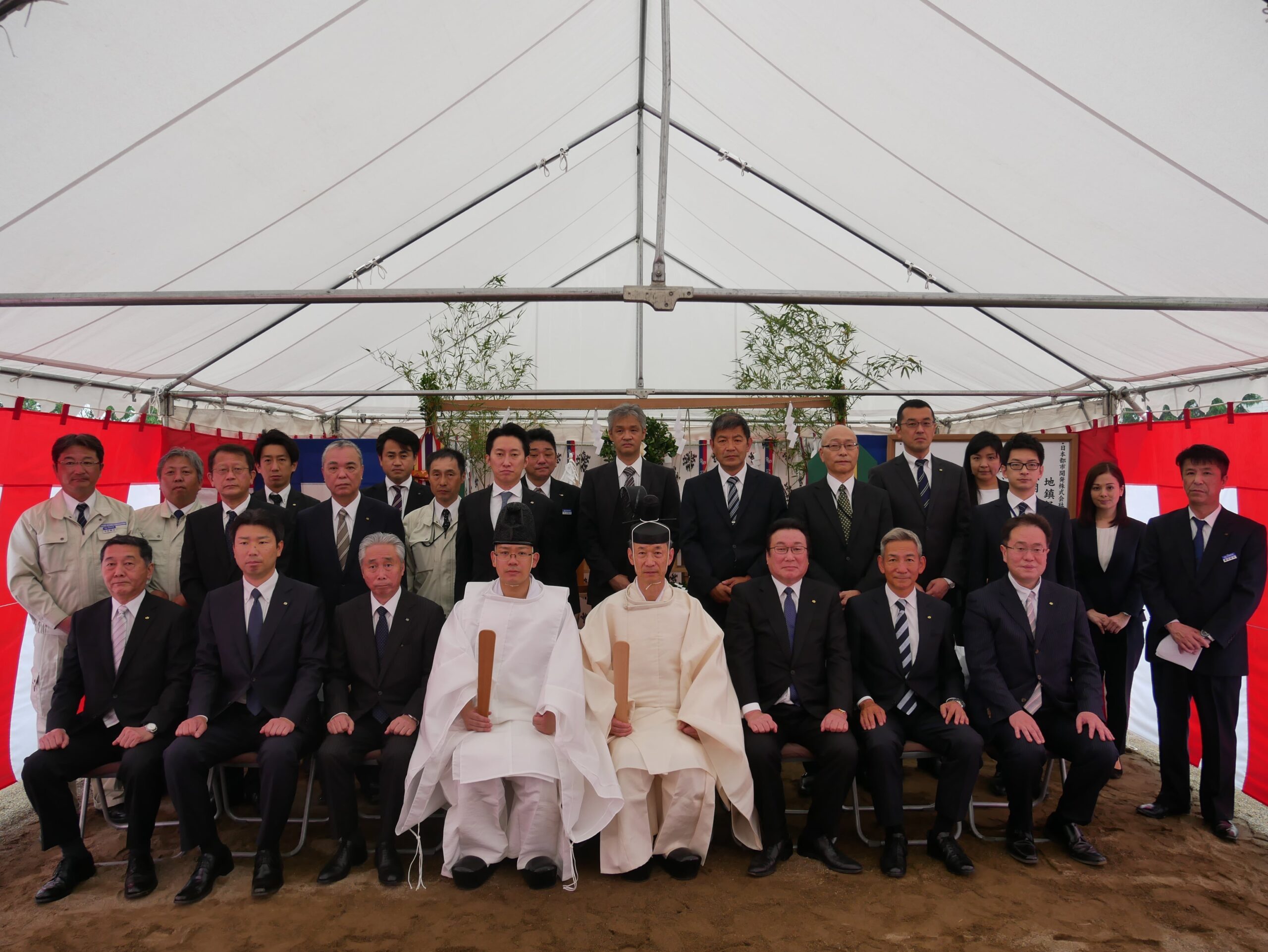 日本都市開発株式会社　花巻新工場　地鎮祭が執り行われました。